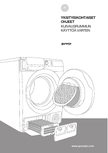 Käyttöohje Gorenje DPE8B Kuivausrumpu