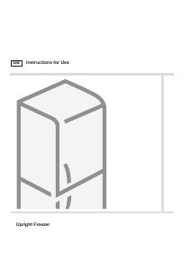 Manual Gorenje F6091AW Freezer