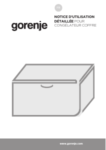 Mode d’emploi Gorenje FH211AW Congélateur