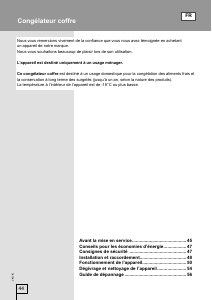 Mode d’emploi Gorenje FH211W Congélateur