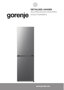 Kasutusjuhend Gorenje NRK4181CW Külmik-sügavkülmik