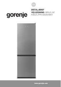 Brugsanvisning Gorenje NRK6181PW4 Køle-fryseskab