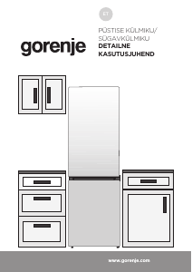 Kasutusjuhend Gorenje NRK619EABXL4 Külmik-sügavkülmik