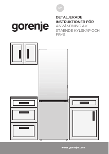Bruksanvisning Gorenje NRK6202AW4 Kyl-frys