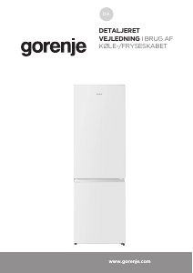 Brugsanvisning Gorenje NRK620FEW4 Køle-fryseskab