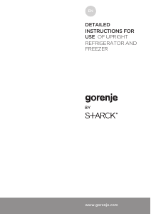 Manual Gorenje NRK621STX Fridge-Freezer