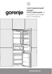 Käyttöohje Gorenje NRKI-ORA Jääkaappipakastin