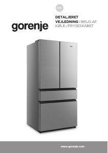 Brugsanvisning Gorenje NRM8181UX Køle-fryseskab