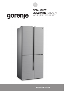 Brugsanvisning Gorenje NRM8182MX Køle-fryseskab