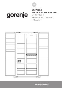 Handleiding Gorenje NRS9181MX Koel-vries combinatie