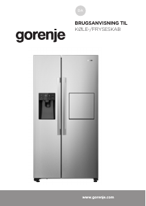 Brugsanvisning Gorenje NRS9181VXB Køle-fryseskab
