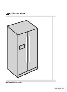 Návod Gorenje NRS9182BX Chladnička s mrazničkou