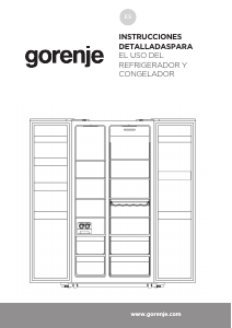 Manual de uso Gorenje NRS9182MB Frigorífico combinado