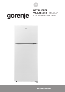 Brugsanvisning Gorenje RF3121PW4 Køle-fryseskab