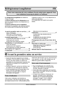 Mode d’emploi Gorenje RF4121AW Réfrigérateur combiné