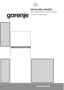 Kasutusjuhend Gorenje RF4141PS4 Külmik-sügavkülmik