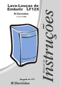 Manual Electrolux LF12X Máquina de lavar louça