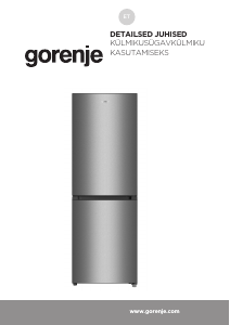 Kasutusjuhend Gorenje RK4161PW4 Külmik-sügavkülmik