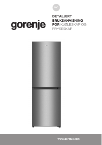 Bruksanvisning Gorenje RK4162PW4 Kjøle-fryseskap