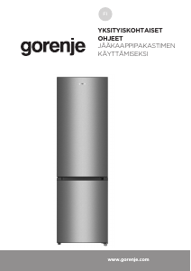 Käyttöohje Gorenje RK4182PW4 Jääkaappipakastin