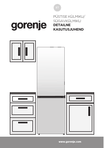 Kasutusjuhend Gorenje RK6191EW4 Külmik-sügavkülmik