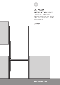 Manual Gorenje RK6192EC Fridge-Freezer