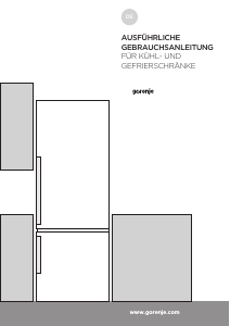 Bedienungsanleitung Gorenje RK6202EX Kühl-gefrierkombination