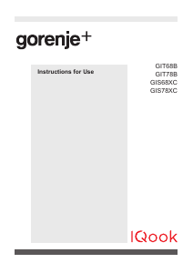 Manual Gorenje GIS78XC Hob