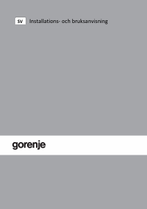 Bruksanvisning Gorenje GW761UX Häll