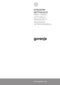 Manuale Gorenje IS646BG Piano cottura