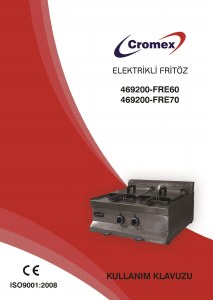 Kullanım kılavuzu Cromex 469200-FRE60 Fritöz