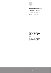 Mode d’emploi Gorenje IS655ST Table de cuisson
