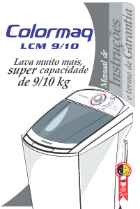Manual Colormaq LCM 9 Máquina de lavar roupa