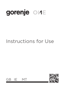 Handleiding Gorenje IT60W Kookplaat