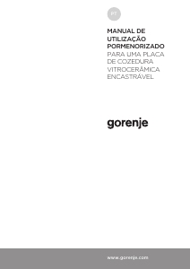 Manual Gorenje IT645BCSC Placa