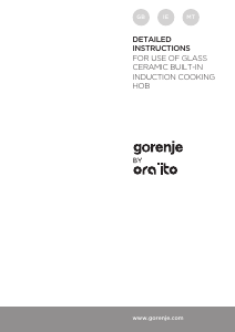 Manual Gorenje IT646ORAW Hob