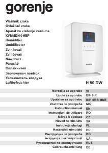 Bedienungsanleitung Gorenje H50DW Luftbefeuchter