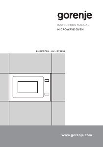 Handleiding Gorenje BM251S7XG Magnetron