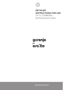 Manual Gorenje BCM547ORAW Oven