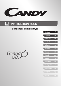 Brugsanvisning Candy GVC D1013B Tørretumbler