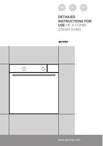 Manual Gorenje BCS747S34X Oven