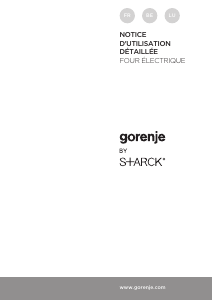 Mode d’emploi Gorenje BO747ST Four