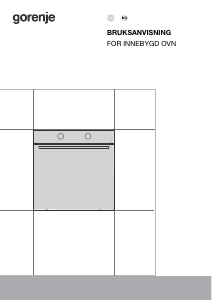 Bruksanvisning Gorenje BO9647BG Ovn