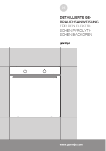 Bedienungsanleitung Gorenje BOP647A35XG Backofen