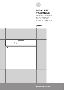 Brugsanvisning Gorenje BOP737B Ovn