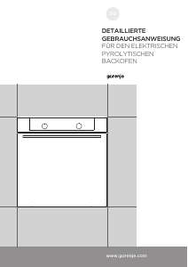 Bedienungsanleitung Gorenje BOP747S32X Backofen