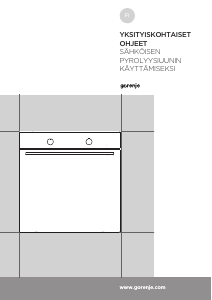 Käyttöohje Gorenje BOPE759IX Uuni