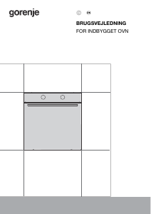 Brugsanvisning Gorenje BOS6737E13BG Ovn