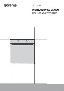 Manual de uso Gorenje BOS6737E13WG Horno