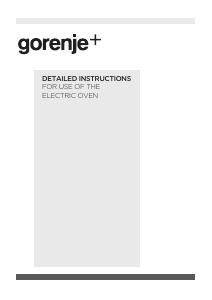 Manual Gorenje GO978X Oven